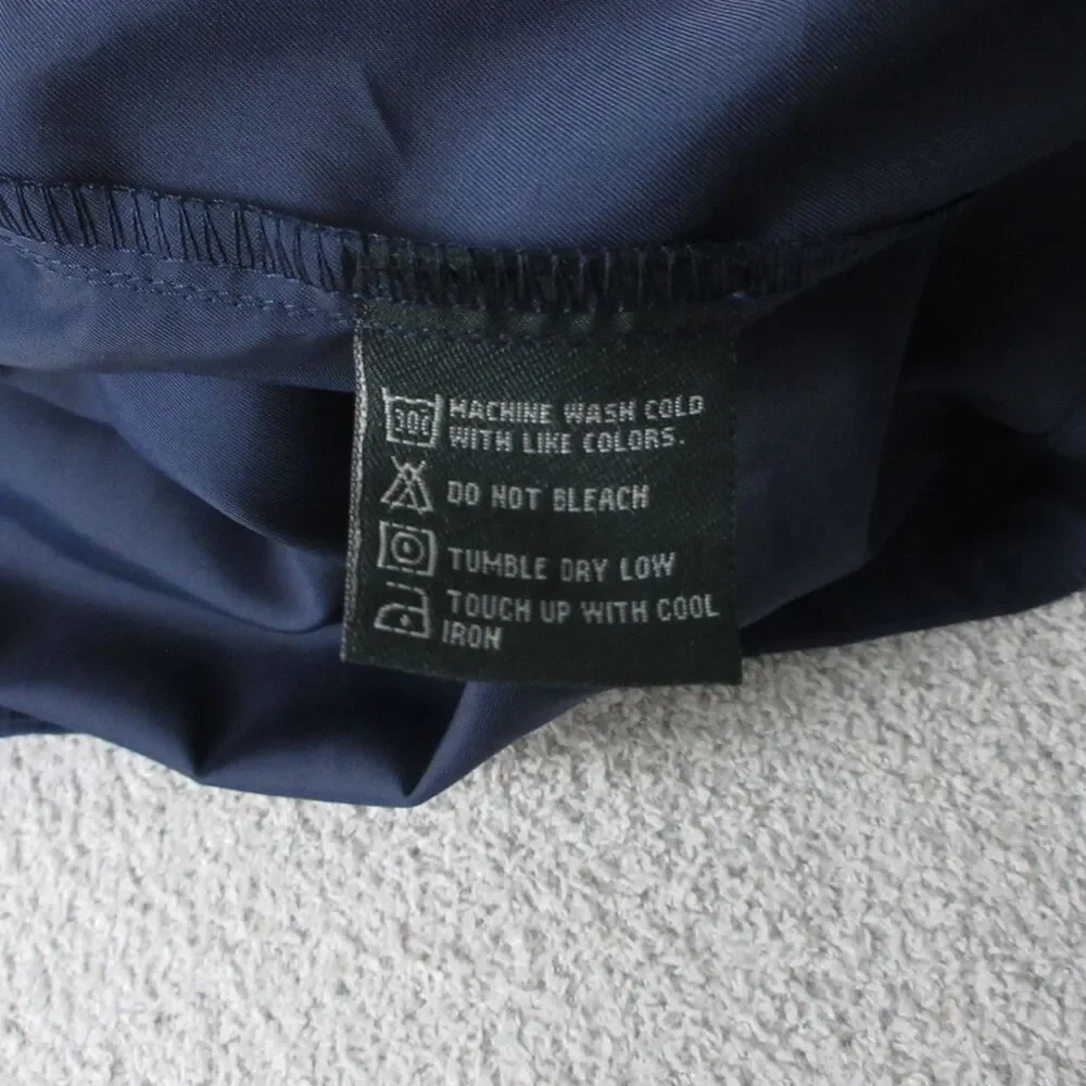 Bolle Golf Windbreaker Mens L Navy Short Sleeve 1/4 Zip Wind Water Resistant‎